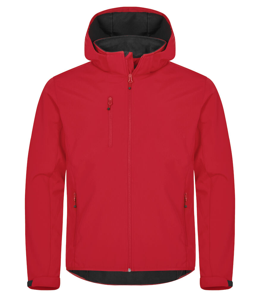 0200912-35_ClassicSoftshellHoody_Red_front | fil - magic Stickerei Berther