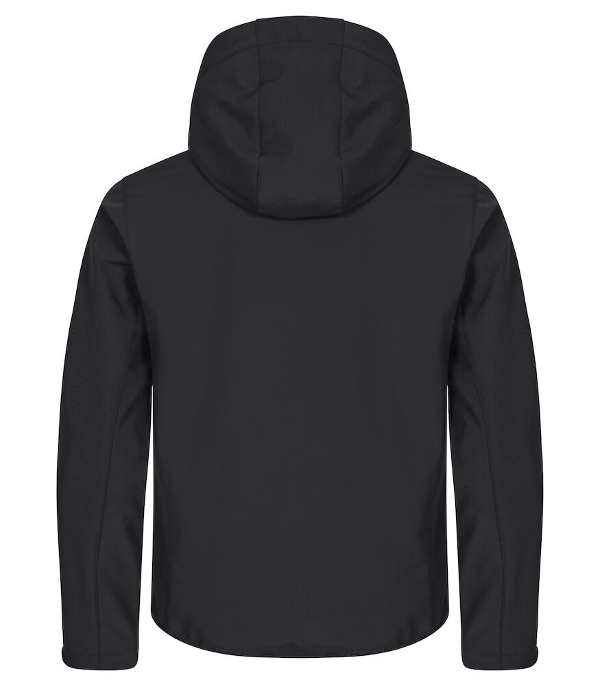 0200912-99_ClassicSoftshellHoody_Black_back | fil - magic Stickerei Berther