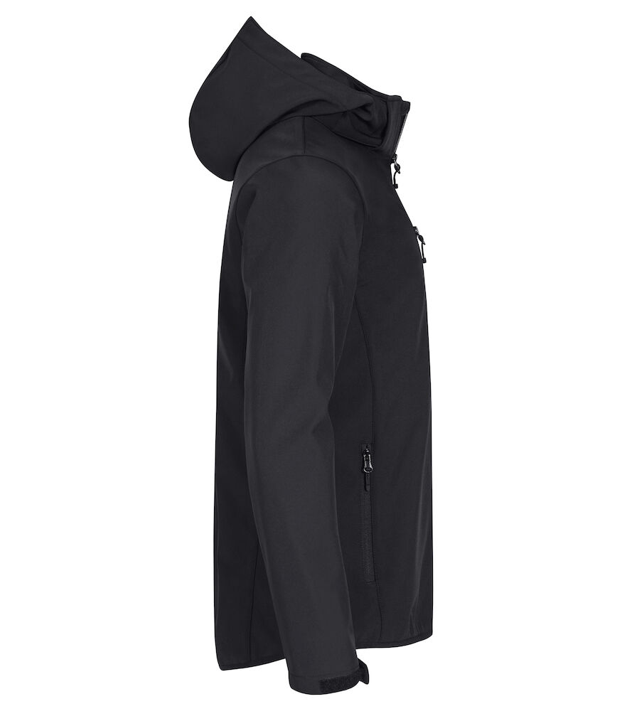 0200912-99_ClassicSoftshellHoody_Black_right | fil - magic Stickerei Berther