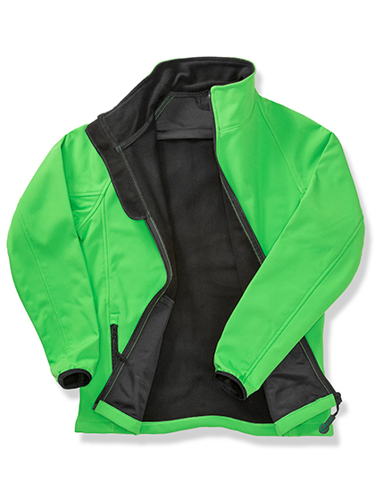 RT231F Softshell-Fleece-Jacket_Women_Green_Front | fil - magic Stickerei Berther