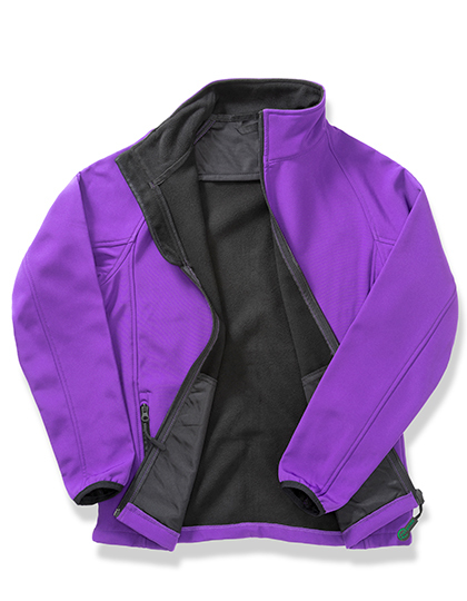 RT231F Softshell-Fleece-Jacket_Women_Purple_Front | fil - magic Stickerei Berther