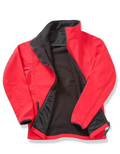 RT231F Softshell-Fleece-Jacket_Women_Red_Front | fil - magic Stickerei Berther