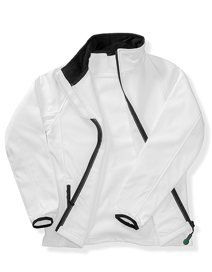 RT231F Softshell-Fleece-Jacket_Women_White_Front | fil - magic Stickerei Berther