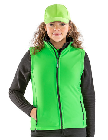 RT232F_Softshell Bodywarmer_Women_Front1 | fil - magic Stickerei Berther