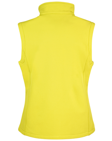RT232F_Softshell Bodywarmer_Women_Yellow_Back | fil - magic Stickerei Berther