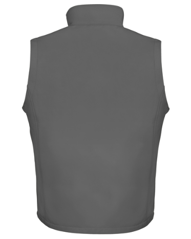 RT232_Softshell Bodywarmer_Men_Charcoal_Back | fil - magic Stickerei Berther