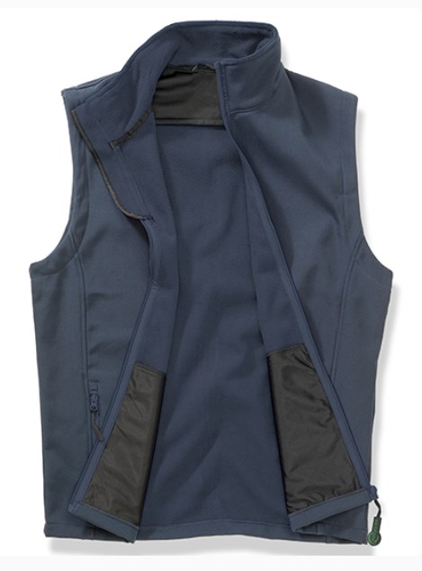 RT232_Softshell Bodywarmer_Men_Navy_Front1 | fil - magic Stickerei Berther