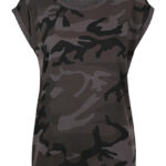 Ladies´ Camo Extended Shoulder Tee