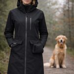 DOGGER AVA Regenmantel Damen - Black